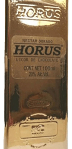 Pack De 4 Licor Horus Chocolate 100 Ml