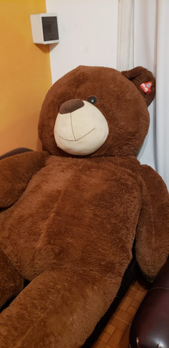 Oso De Peluche Gigante 2 Metros Marron Marrón Oscuro (Usado)