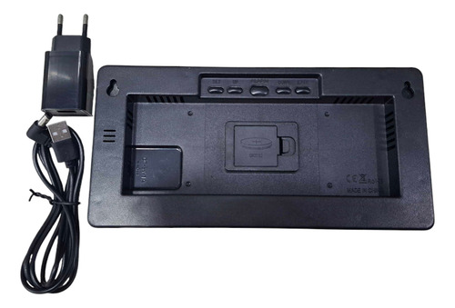 Reloj Digital Led Con Fecha, Temperatura Y Alarma Jh2004