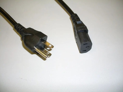 Cable Poder Fuente Pc Escritorio Monitor Cpu Mayor Y Detal