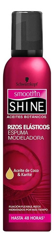 Mousse Para Peinar Schwarzkopf Smooth'n Shine Rizos Elásticos 227g