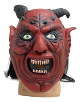 Comprar Máscara De Látex Demonio Máscara De Terror Para Halloween Disfraz Máscara Diablo Rojo Arcashopping Máscara De Látex Demonio Máscara De Terror Halloween Disfraz