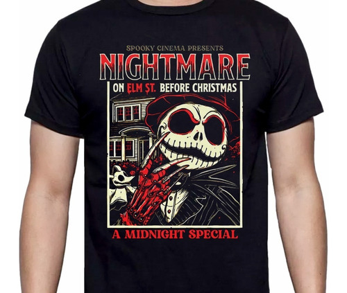 Pesadilla Navidad - Jack Skellington - Freddy - Polera