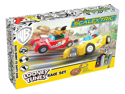 Scalextric My First Looney Tunes Bugs Bunny /daffy Duck 1:64