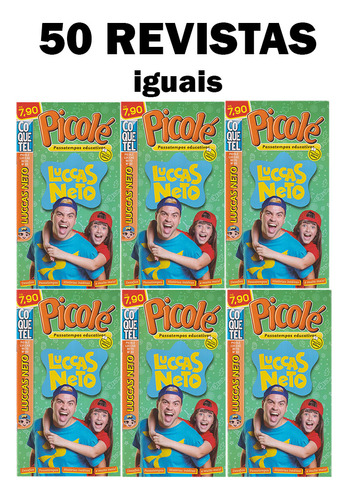 Picolé Passatempos Educativos: Luccas Neto (50 Vols Iguais), De Editora Coquetel. Picolé Passatempos Infantis, Vol. 50. Editorial Coquetel, Capa Mole, Edição 1 Em Português, 2022