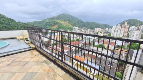 Cobertura Com 3 Dormitórios À Venda, 180 M² - Pitangueiras - Guarujá/sp - Co0849