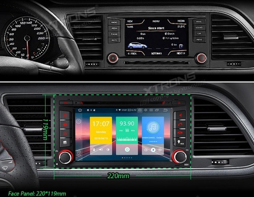 Imagen 8 de 10 de Seat Ibiza Android Leon Toledo Wifi Dvd Gps Carplay Estereo