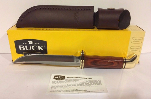 Imagen 5 de 6 de Cuchillo Buck 105 Pathfinder Cocobola 420hc Hoja 12,7cm.