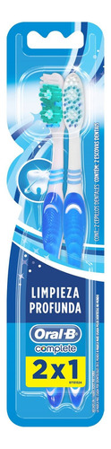 Cepillo de dientes Oral-B Complete suave pack x 2 unidades