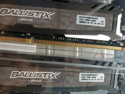Memória Ram Crucial Ballistix Sport Lt 8gb 2x4gb - Impecável