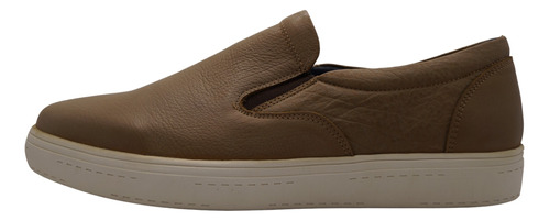 Mocasin De Piel Hombre 1002 Ajuste Elastico Artesanal Old Ri