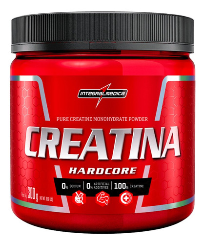 Creatina En Polvo Hardcore 300 G Integralmedica