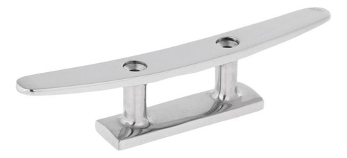 Cunho De Amarração Em Aço Inox 4 Polegadas 100mm Modelo Reto Plano Amarrações Cordas Barcos Lanchas Iates Veleiros Atracar Cais Seavix