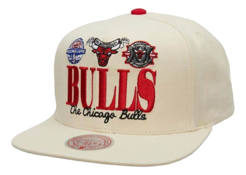 Gorra Mitchell & Ness Chicago Bulls Visera Plana 