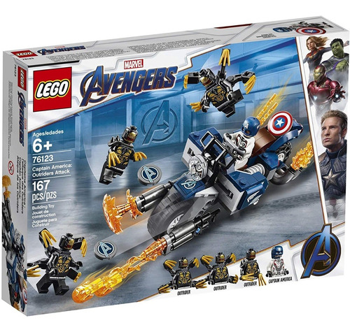 Lego Super Heroes 76123 Capitan America Original