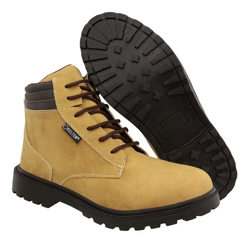 Imagem 3 de 5 de Coturno Adventure Masculino De Trilha Com Zíper Lateral