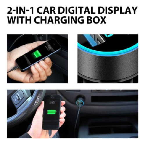 Ray Cargador Bluetooth Usb Celular De Auto Carga Rapida