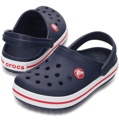 Imagen 3 de 8 de Crocs Crocband Navy Niños Oferta Orignales Crocs 0995a