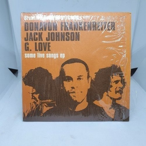 Donavon Frankenreiter/jack Johnson/g.love Some Live Song Cd 