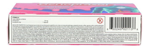 Genprazol 20 Mg Caja Con 14 Cápsulas