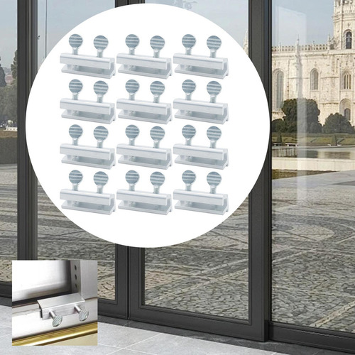 Conjunto De 12 Cerrojos Para Puertas Doble Agujero