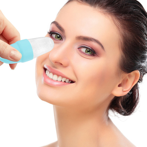 Rodillo Hidratante Portátil Para Masaje Facial, 2 Unidades