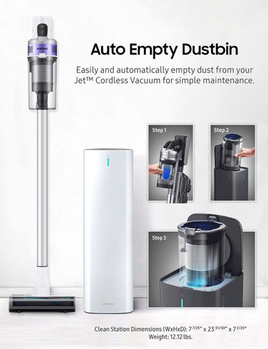 Aspiradora De Varilla Inalámbrica Samsung 70 + Cs Bundle Jet