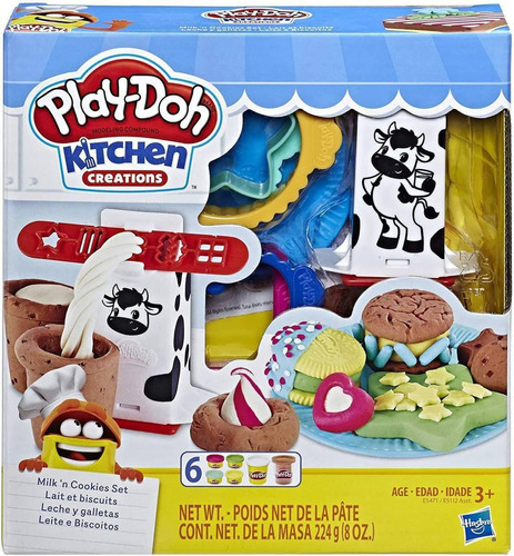 Massinha Play Doh Leite E Biscoitos - Hasbro E5112