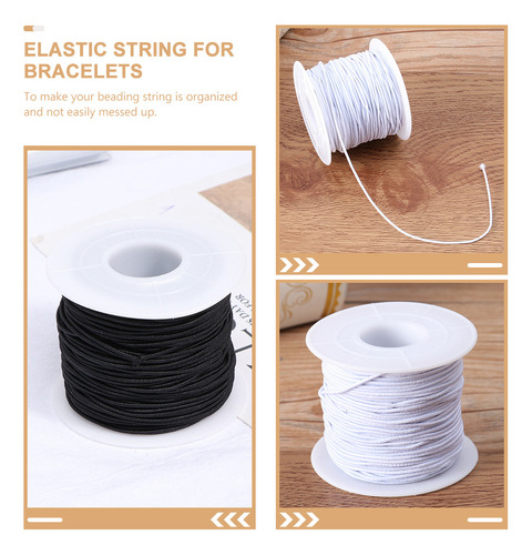 2 Rollos De Cordones Elásticos Para Pulsera, Cordones Elásti