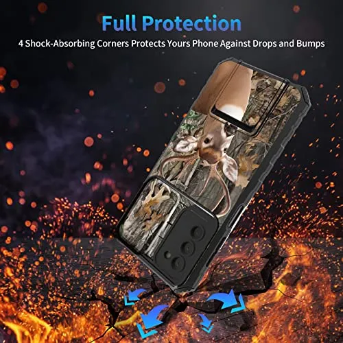 Funda Para Galaxy A03s Forest Deer 6.5 PuLG Uso Rudo Dual La