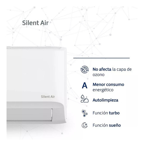 Aire Acondicionado Split F/c Bgh Bsi53wcgt Inverter 4500fr