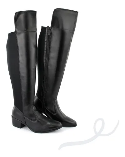 Bota Montaria Over The Knee Ajustavel Panturrilha Grossa Frete