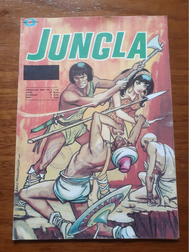 Cómic Jungla Año 3 Número 153 ( Hombres En La Jungla ) Editora Nacional Quimantú 1971 