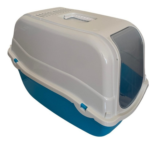 Imagen 2 de 4 de Baño Sanitario Cubierto Romeo Para Gatos + Filtro
