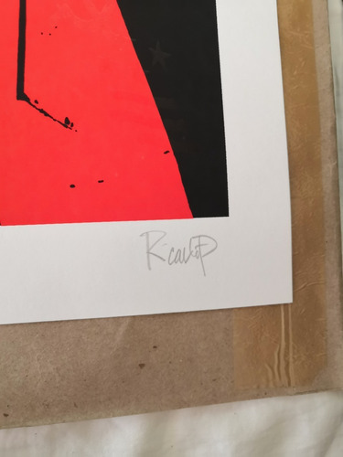 Litografia Autografiada, Comic El Complot Mongol - Portada (Usado)