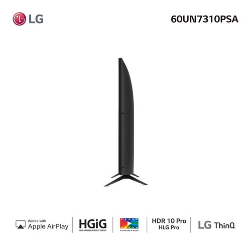 Imagen 3 de 5 de Smart Tv LG Ai Thinq 60un7310psa Led 4k 60