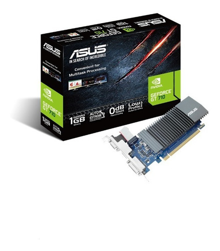 Imagen 1 de 2 de Tarjeta Video Asus Nvidia Gt710/ 1gb 32 Bit/ Gddr5/ Pci Exp