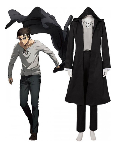 E Peluca For Cosplay De Eren Jaeger De Attack On Titan