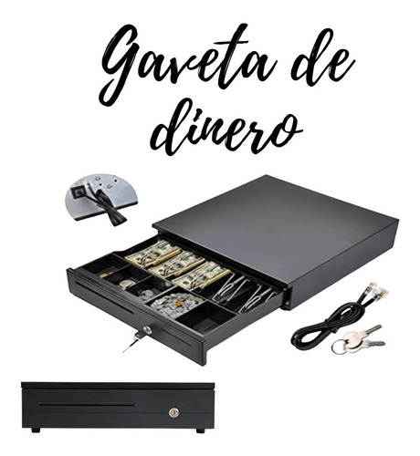 Gaveta, Caja De Dinero Apertura Manual Y Automática