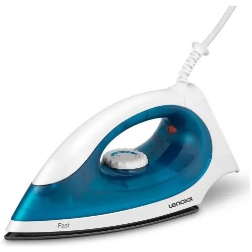 Ferro De Passar Á Seco Fast Pff603 Azul 1250w Lenoxx