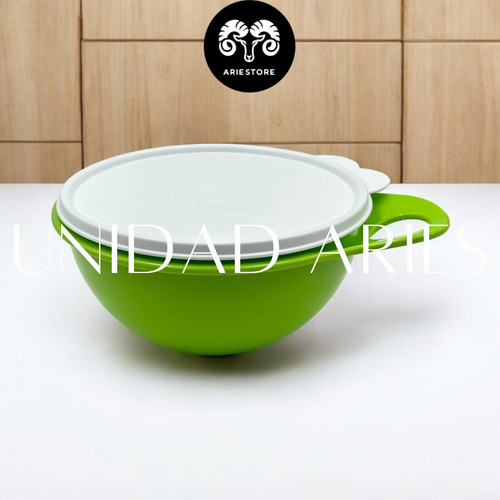 Ultra Tazón Mini Recipiente Para Batir Mezclar Tupperware Verde Limón Blanco