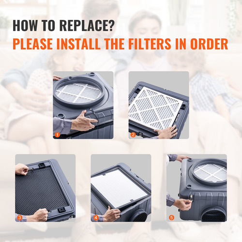 Vevor Filtro De Aire Hepa, De Filtro De 483x404 Mm Filtros