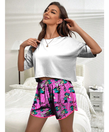 Short Ultra Cómodo Y Fresco Ropa De Casa