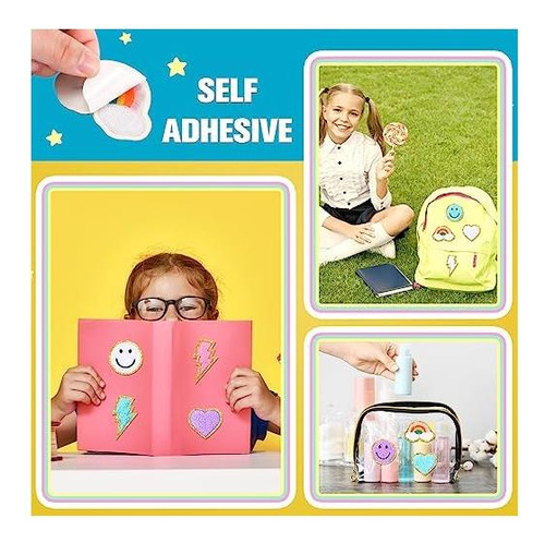 Parches 3d Autoadhesivos De Chenille Hanaive, 80 Uds
