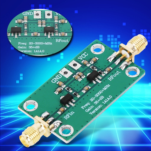 Amplificador Rf Módulo De Radio Bajo Ruido 35db Ganancia 20-