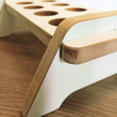 Imagen 5 de 9 de Huevera De Madera X 2 ¡combo! -diseñamos Y Fabricamos