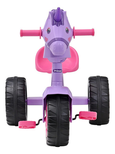 Triciclo Prinsel Trax Unicornio Luces Sonido Color Morado Morado