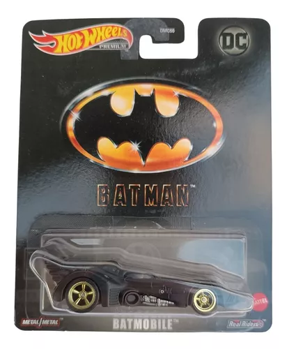 Miniatura Carrinho Hot Wheels Premium Batmobile Batman Hkc22