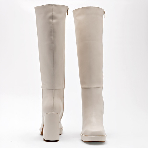 Botas Mujer Lady Paulina Latte 128-907