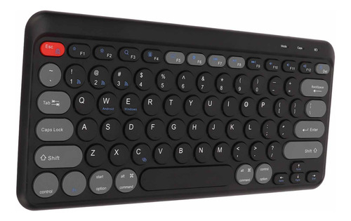 Teclado De Modo Dual, Teclas Redondas Compactas, Mini Inalám
